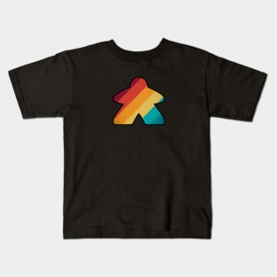 Colored Meeple Kids T-Shirt